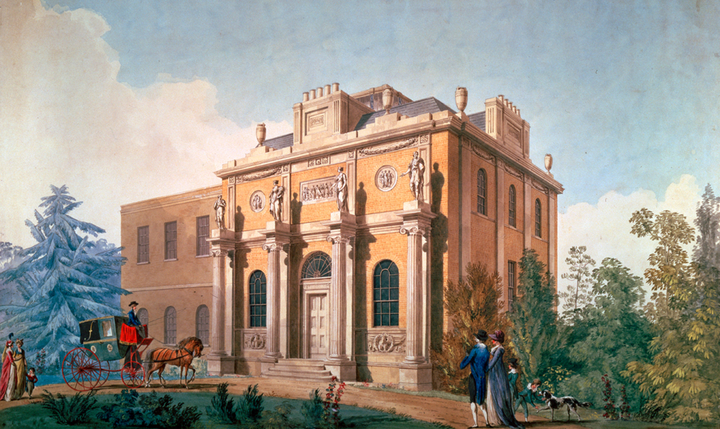 A painting of Pitzhanger Manor, Joseph Gandy, 1800. © Sir John Soane’s Museum, London.