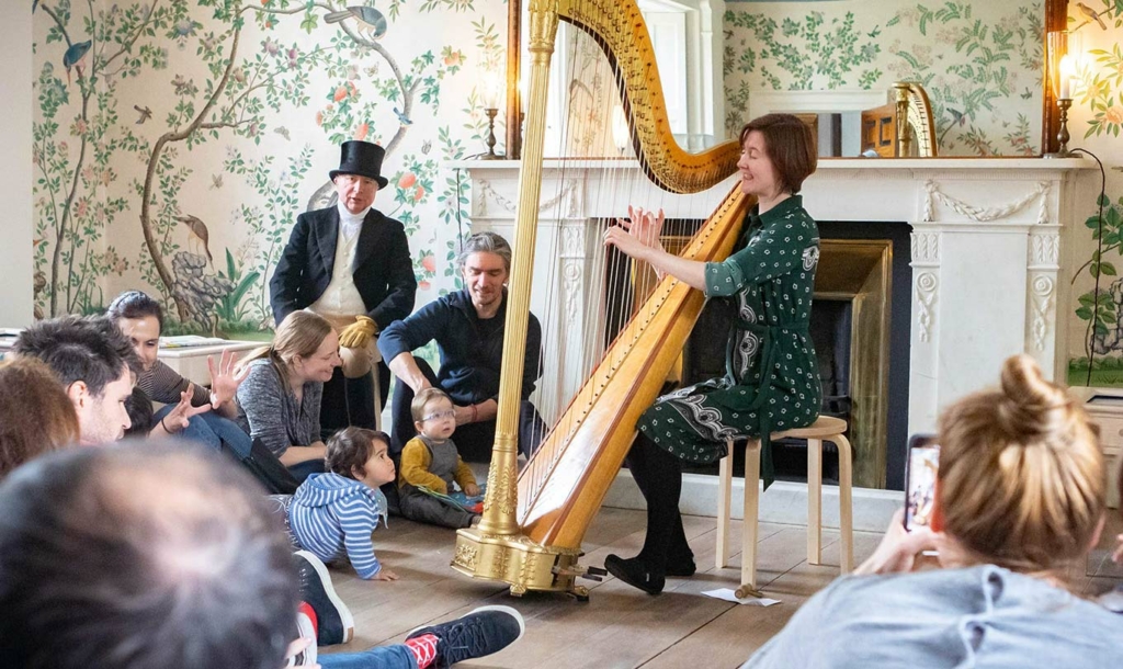 Harp recital in Pitzhanger Manor
